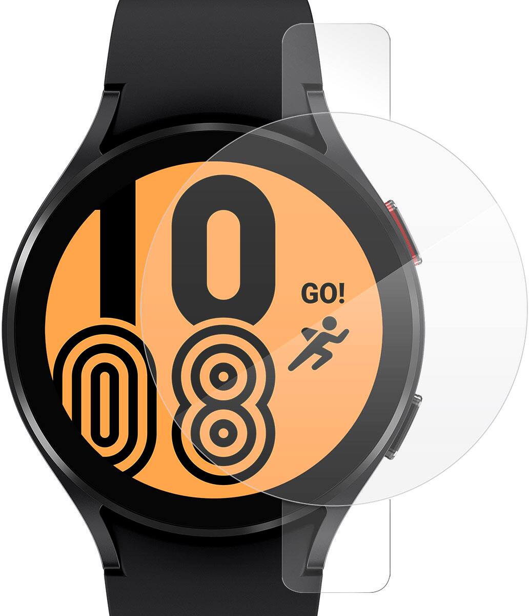 Alt View 15. ZAGG - InvisibleShield Ultra Clear+ Advanced Scratch & Shatter Screen Protector for Samsung Galaxy Watch4 44mm.