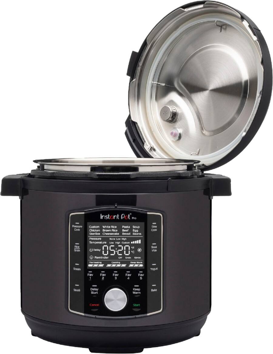 Instant Pot 8Qt Pro Electric Pressure Cooker Black 113-0044-01