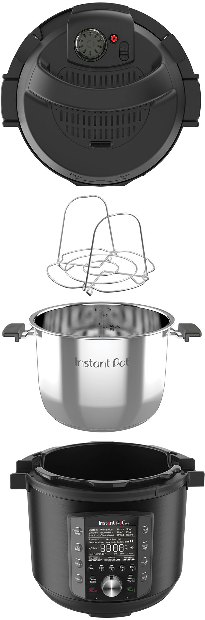 Best Buy: Instant Pot 8Qt Pro Electric Pressure Cooker Black 113