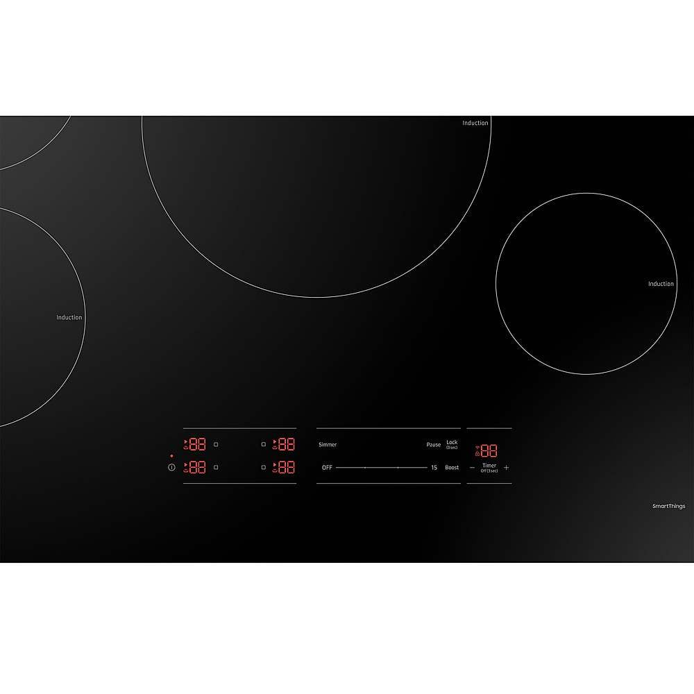 Alt View 17. Samsung - 30" Smart Induction Cooktop with Wi-Fi - Black.