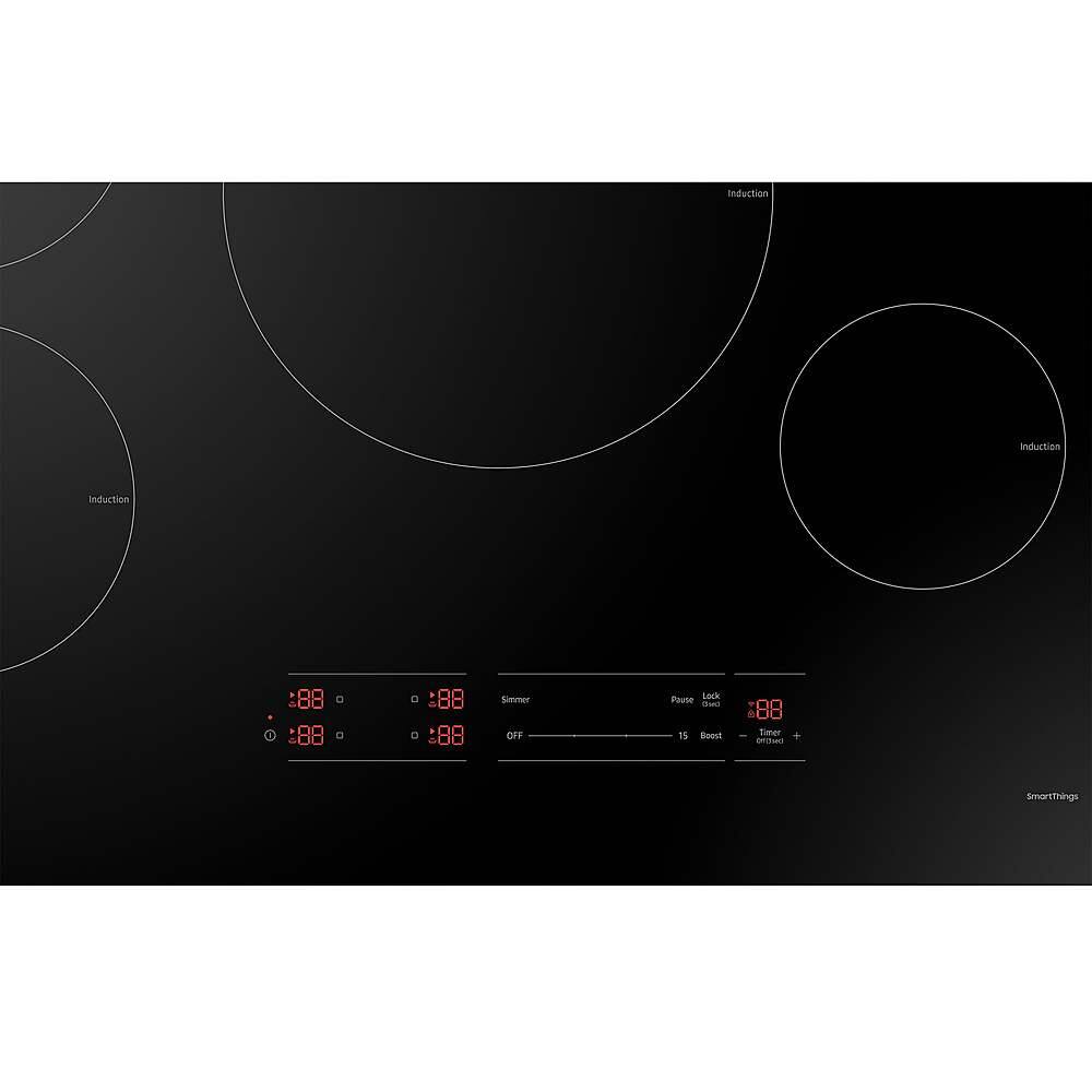 Alt View 17. Samsung - 30" Smart Induction Cooktop with Wi-Fi - Black.