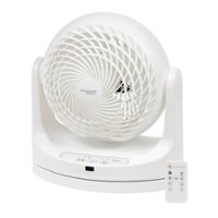 Woozoo - Oscillating Air Circulator Fan with Remote - 3 Speed with Timer - Medium Room 275 ft² - White - Front_Zoom