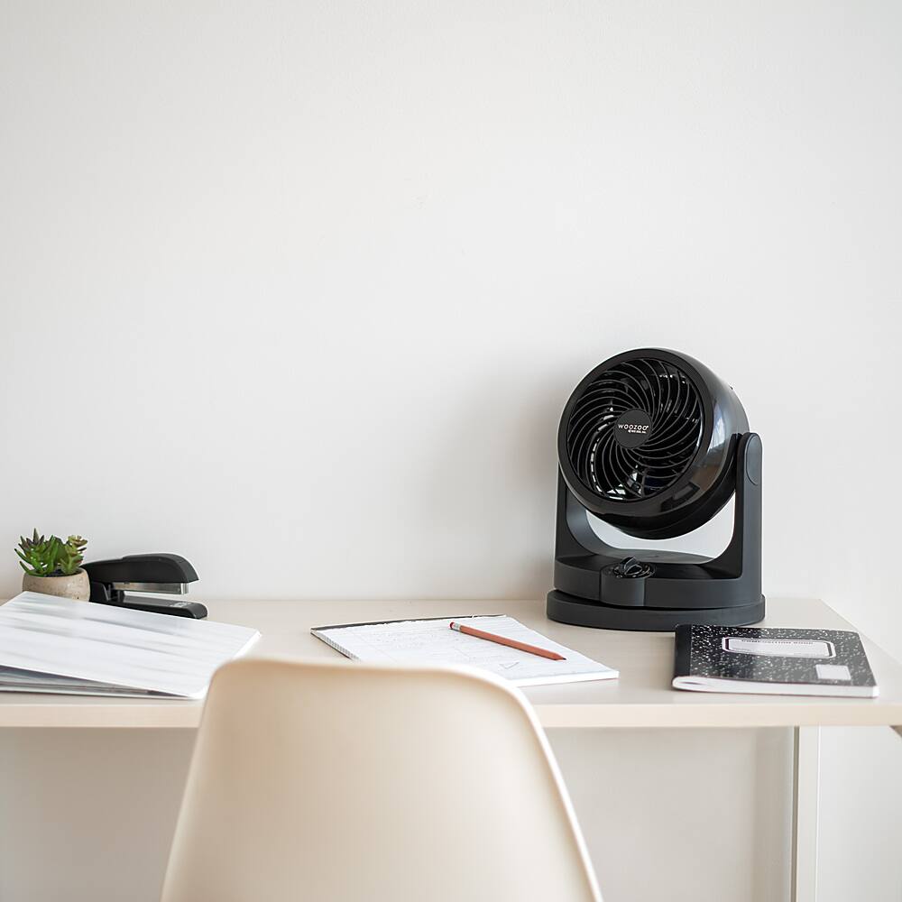 Best Buy WOOZOO Oscillating Air Circulator Table Fan 3 Speed Small