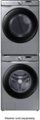 Alt View Zoom 13. Samsung - 7.5 Cu. Ft. Stackable Electric Dryer with Sensor Dry - Platinum.