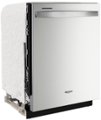 Angle Zoom. Whirlpool - 24" Top Control Built-In Dishwasher with Stainless Steel Tub, Large Capacity with Tall Top Rack, 50 dBA - Stainless steel.