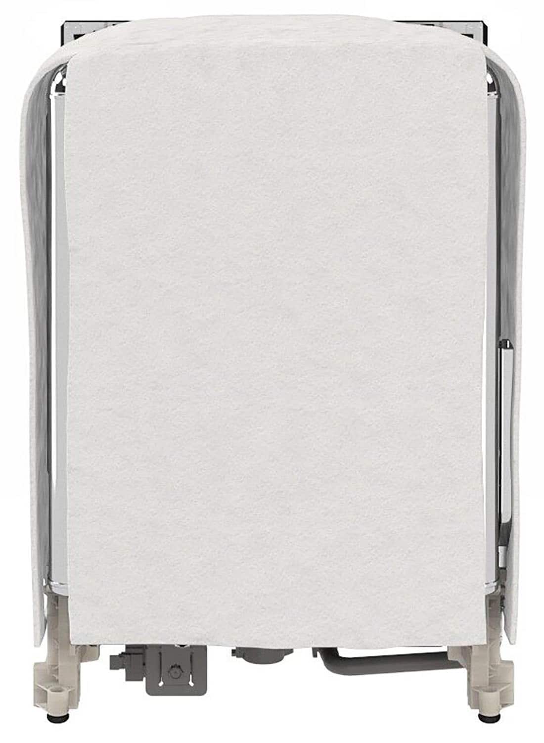 Alt View 16. Whirlpool - 24" Top Control Built-In Dishwasher with Stainless Steel Tub, Large Capacity with Tall Top Rack, 50 dBA - White.