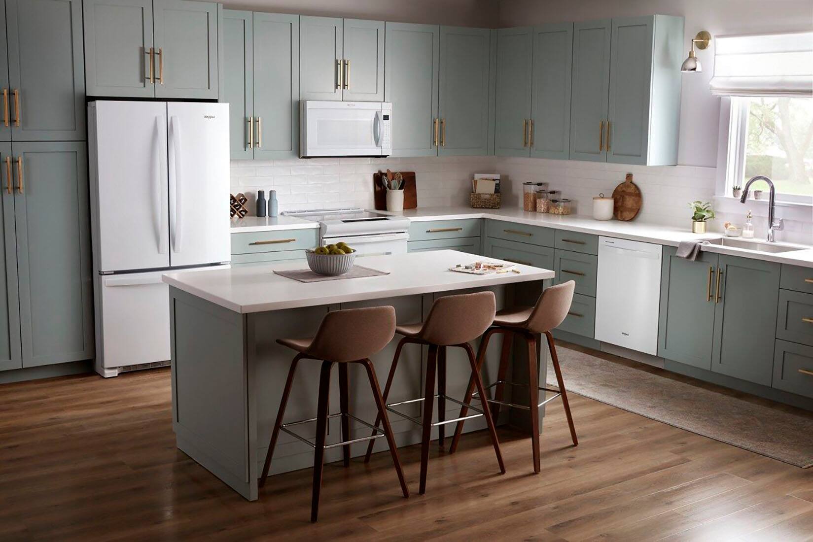 Alt View 27. Whirlpool - 24" Top Control Built-In Dishwasher with Stainless Steel Tub, Large Capacity with Tall Top Rack, 50 dBA - White.