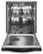 Alt View Zoom 12. Whirlpool - 24" Top Control Built-In Dishwasher with Stainless Steel Tub, Large Capacity & 3rd Rack, 47 dBA - Black stainless steel.