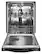 Alt View 12. Whirlpool - 24" Top Control Built-In Dishwasher with Stainless Steel Tub, Large Capacity & 3rd Rack, 47 dBA - Black Stainless Steel.