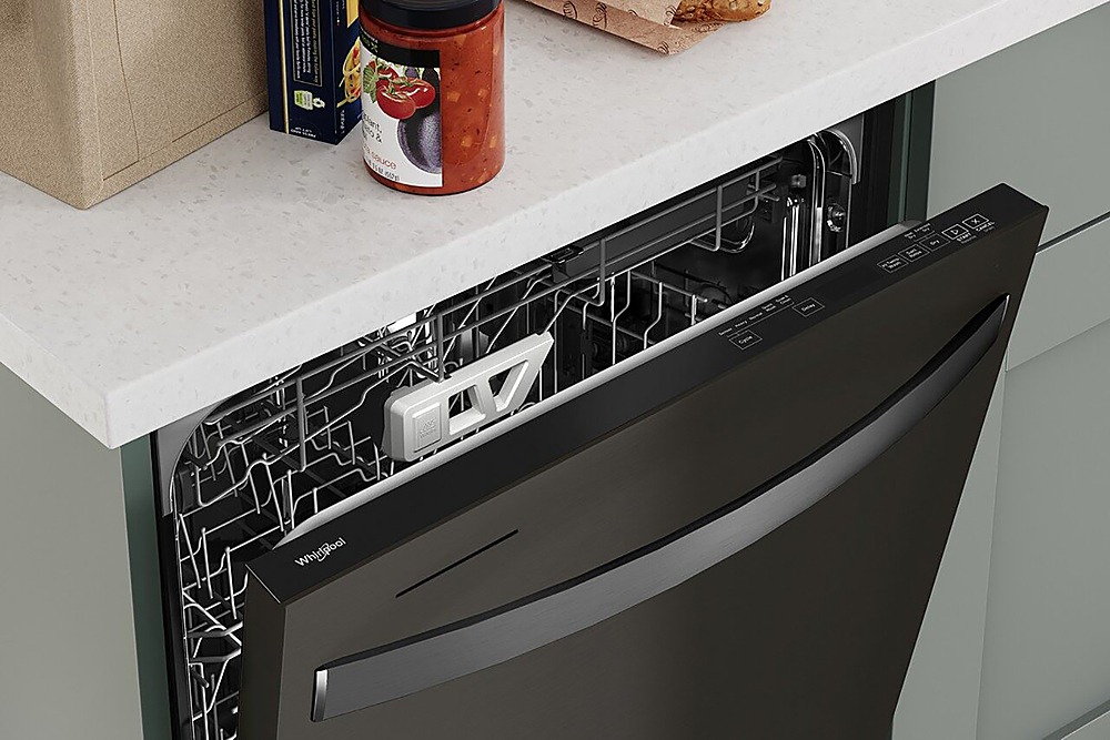 Best Buy: Whirlpool 24 Portable Dishwasher Black DP840SWSX