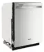 Angle. Whirlpool - 24" Top Control Built-In Dishwasher with Stainless Steel Tub, Large Capacity & 3rd Rack, 47 dBA - Stainless Steel.