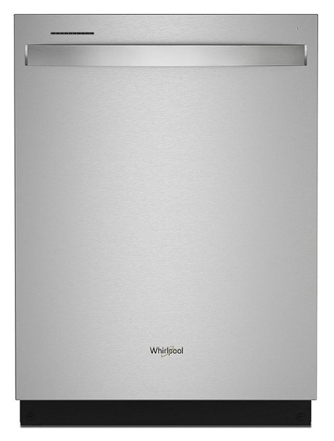 Whirlpool 24 Top Control Built-In Dishwasher with Stainless Steel Tub,  Large Capacity, 3rd Rack, 47 dBA White WDT750SAKW - Best Buy
