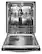 Alt View 12. Whirlpool - 24" Top Control Built-In Dishwasher with Stainless Steel Tub, Large Capacity & 3rd Rack, 47 dBA - Stainless Steel.