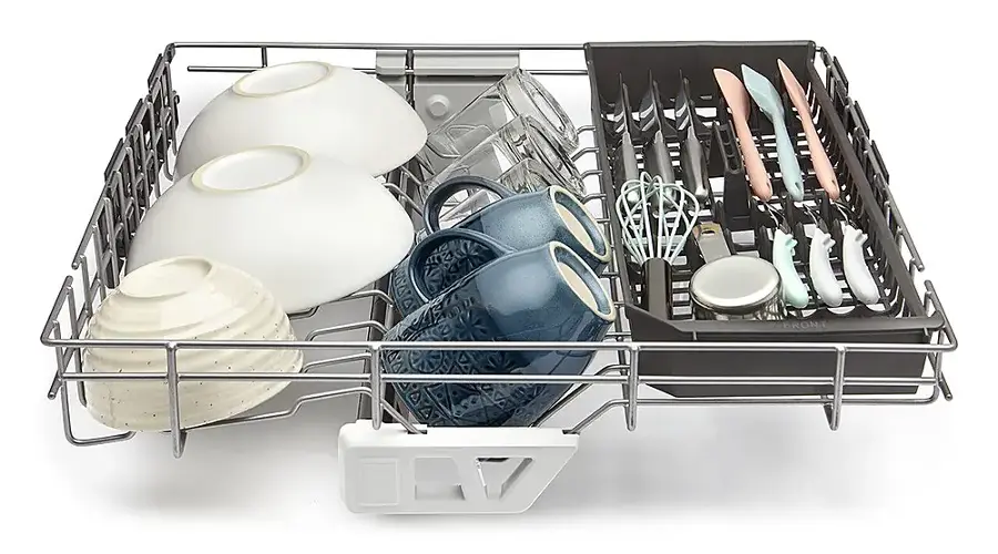 Alt View 17. Whirlpool - 24" Top Control Built-In Dishwasher with Stainless Steel Tub, Large Capacity & 3rd Rack, 47 dBA - Stainless Steel.
