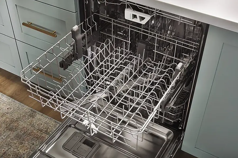 Alt View 27. Whirlpool - 24" Top Control Built-In Dishwasher with Stainless Steel Tub, Large Capacity & 3rd Rack, 47 dBA - Stainless Steel.