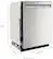 Alt View 11. KitchenAid - 24" Front Control Built-In Dishwasher with Stainless Steel Tub, ProWash, 47 dBA - Stainless Steel.