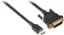 Angle. Insignia™ - 6' DVI-D to HDMI Cable - Black.