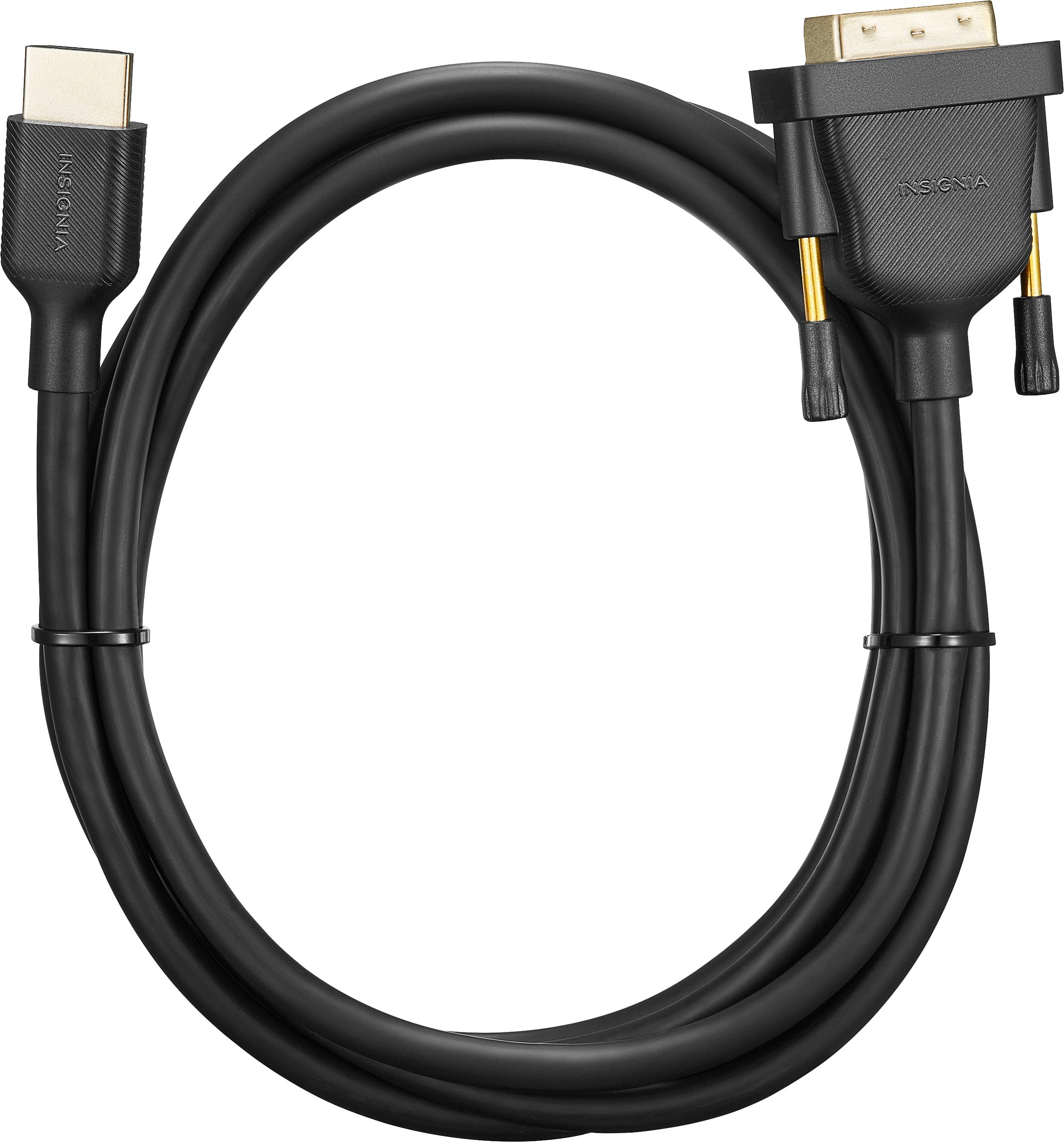 Alt View 11. Insignia™ - 6' DVI-D to HDMI Cable - Black.