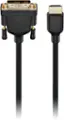 Left. Insignia™ - 6' DVI-D to HDMI Cable - Black.