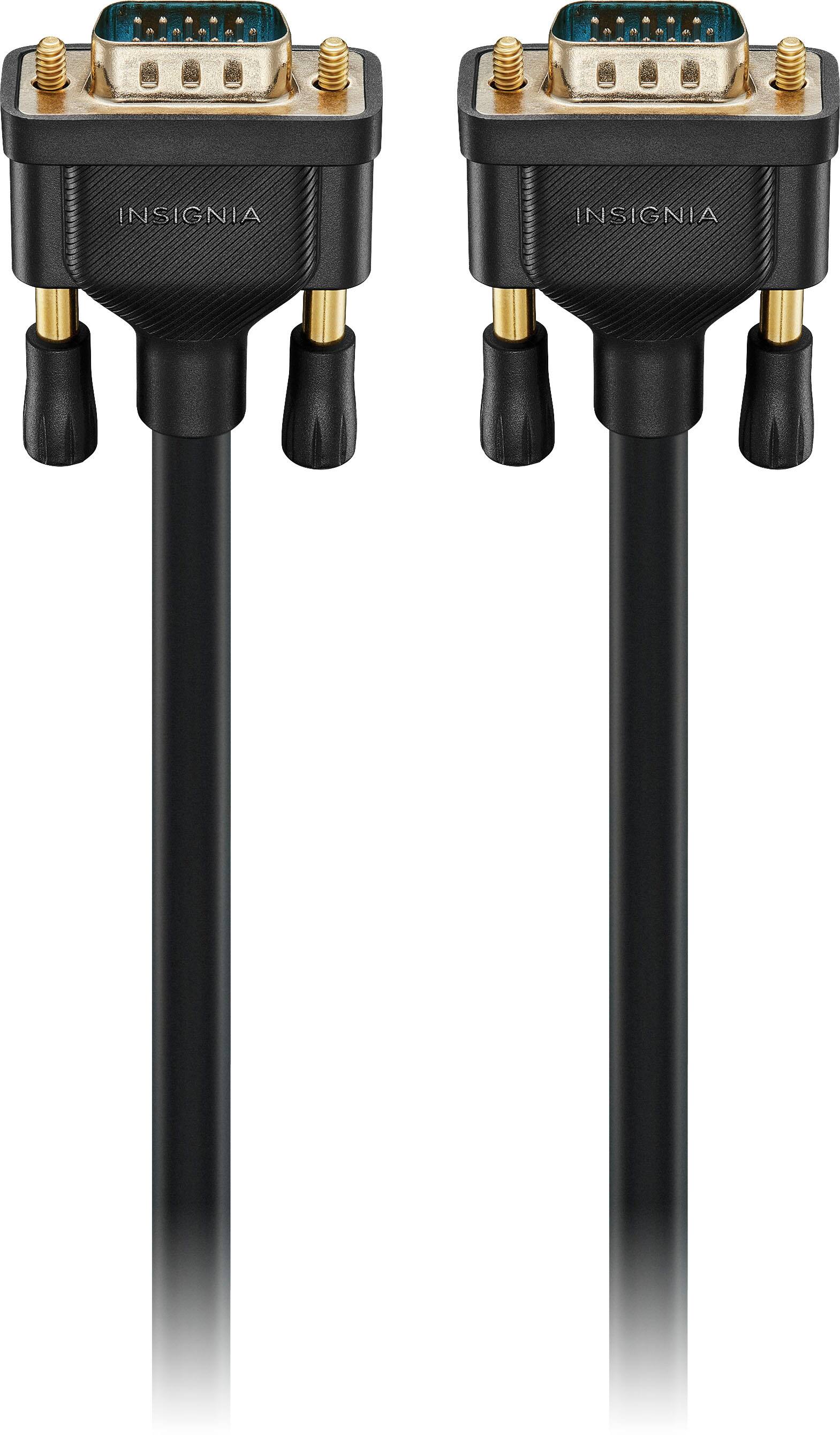 Left. Insignia™ - 6' VGA Monitor Cable - Black.