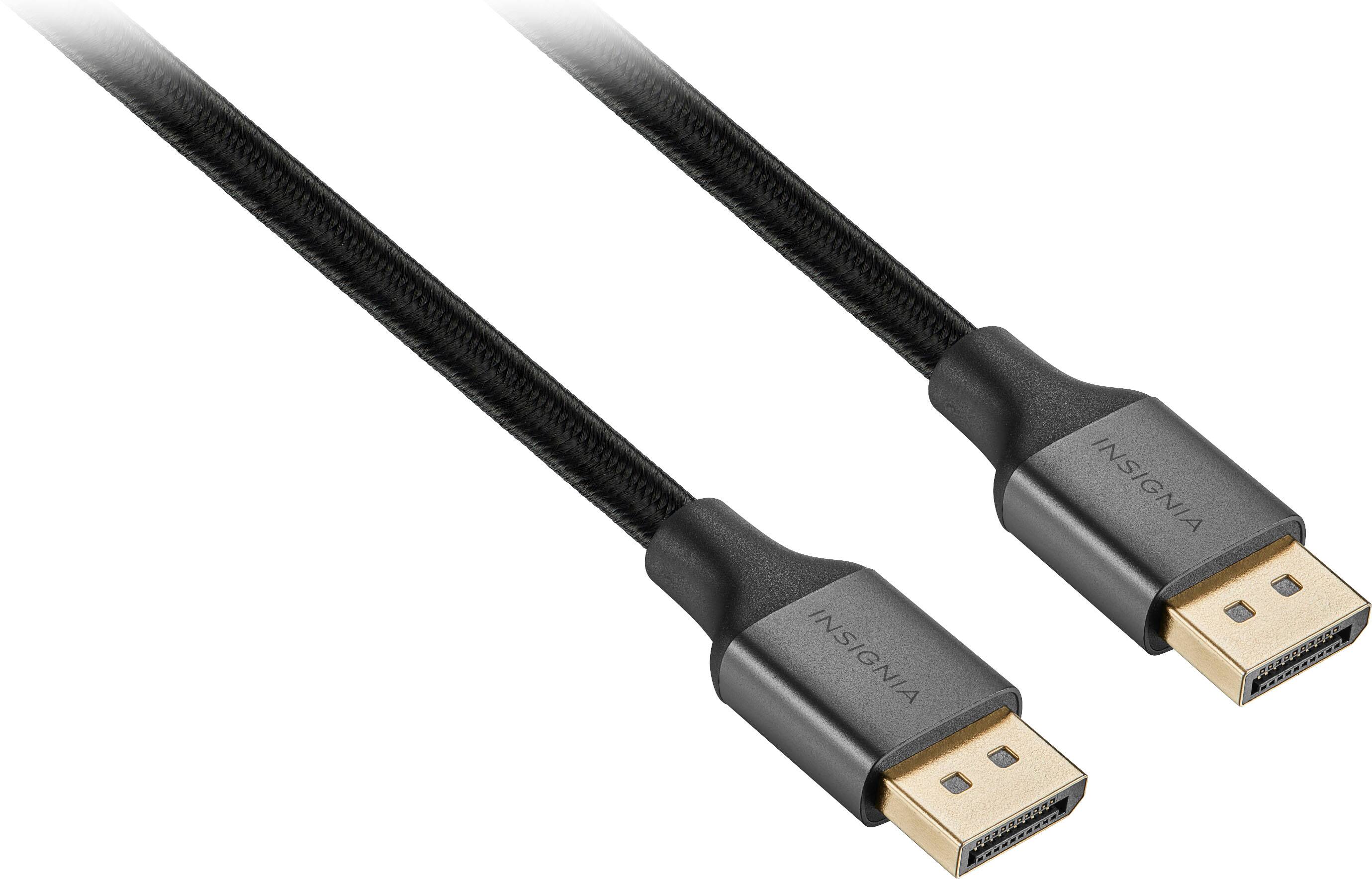 Angle. Insignia™ - 10' DisplayPort Cable - Black.
