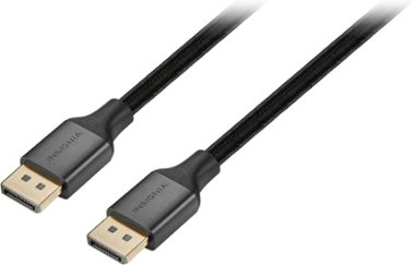 Insignia™ - 10' DisplayPort Cable - Black - Front_Zoom