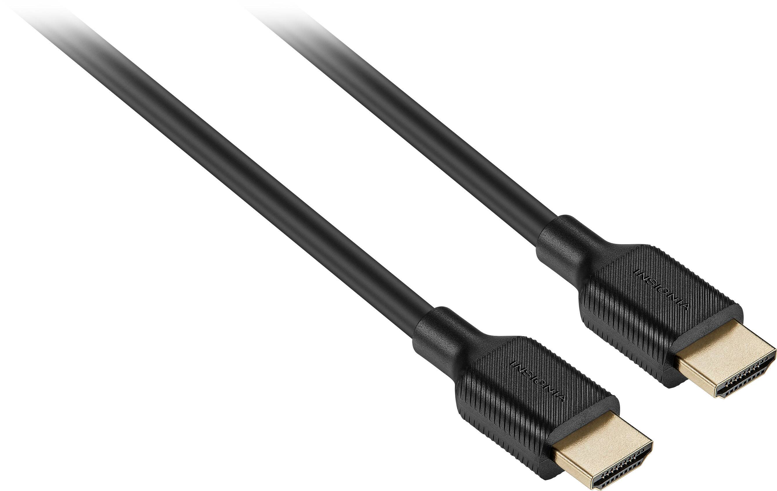 Angle. Insignia™ - 6' 4K Ultra HD HDMI Cable - Black.