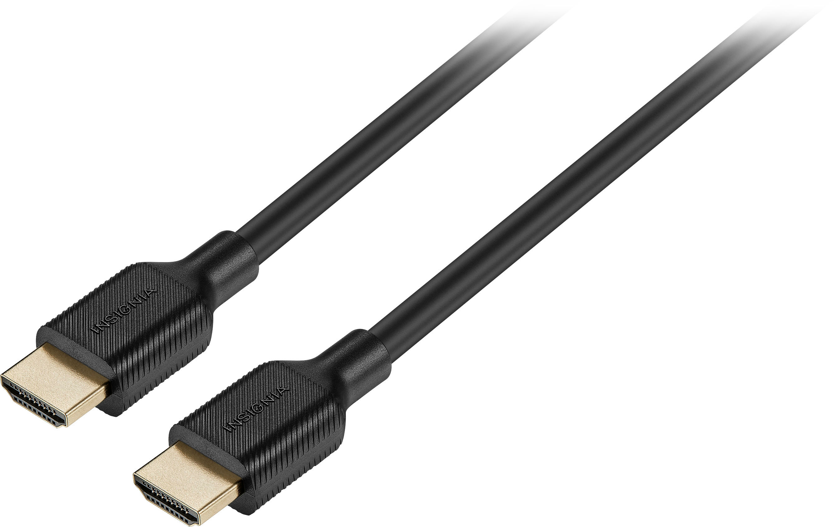 Left View: Belkin - 12' Mini DisplayPort-to-HDMI Cable - Black