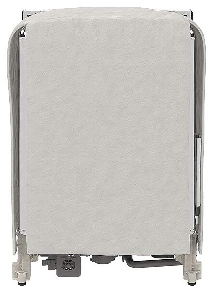 Alt View 18. KitchenAid - 24" Front Control Built-In Dishwasher with Stainless Steel Tub, ProWash, 47 dBA - White.