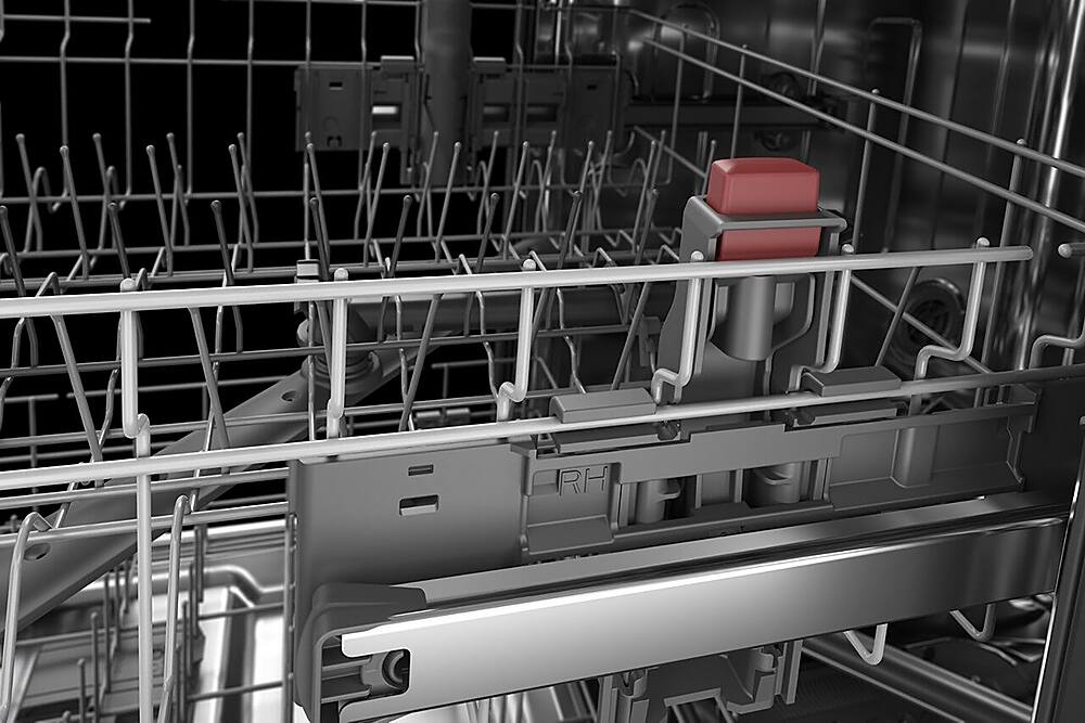 Alt View 27. KitchenAid - 24" Front Control Built-In Dishwasher with Stainless Steel Tub, ProWash, 47 dBA - White.