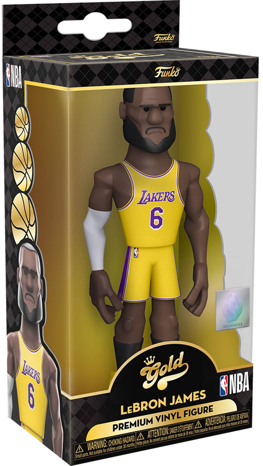 Alt View 12. Funko - Gold 5" NBA: Lakers - LeBron w/Chase.