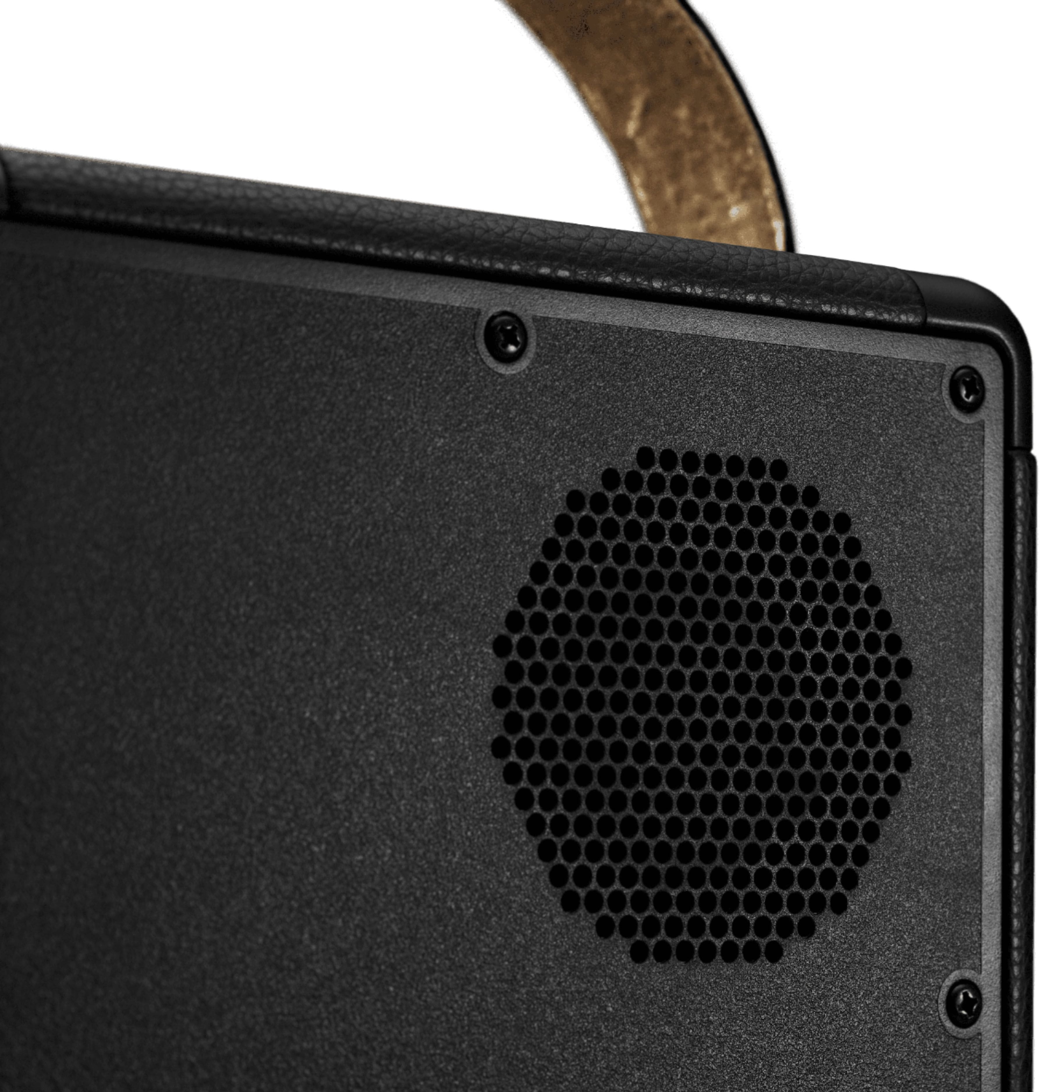 Alt View 14. Marshall - Tufton Portable Wireless Bluetooth Speaker with Bass / Treble / Volume Controls and 3.5 mm Auxiliary Input - Black and Brass.