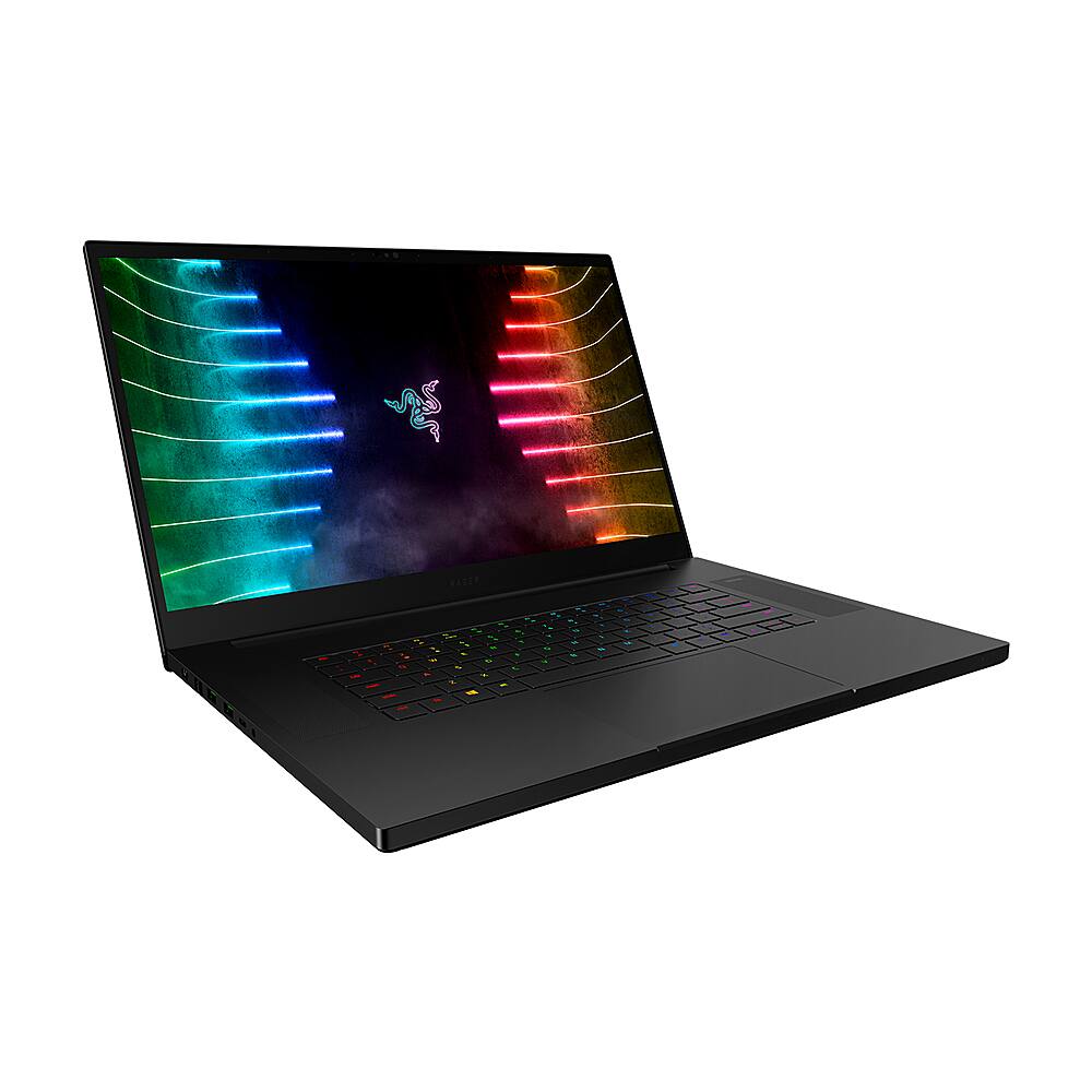 Angle View: Razer - Blade 17 - 17.3" Gaming Laptop - FHD 360Hz - Intel Core i7-11800H - NVIDIA GeForce RTX 3060- 16GB RAM - 1TB NVMe SSD - Black