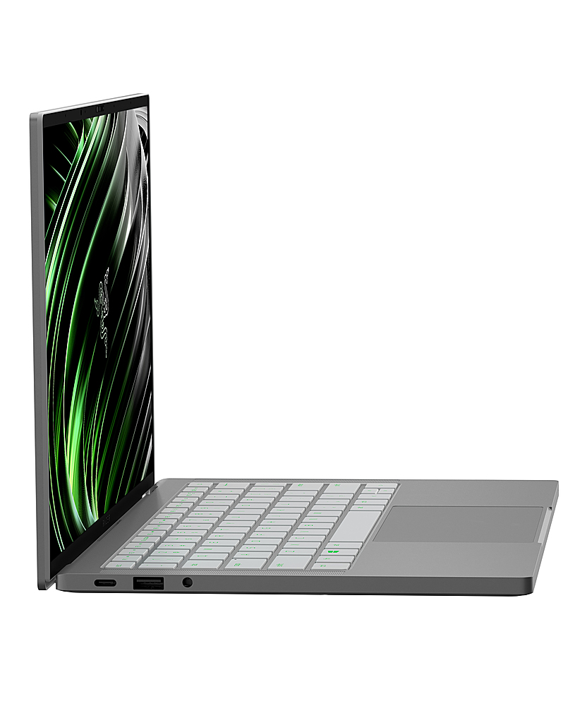 Left View: Thomson - NEO14A Laptop - Intel Core - 64 GB Memory - White