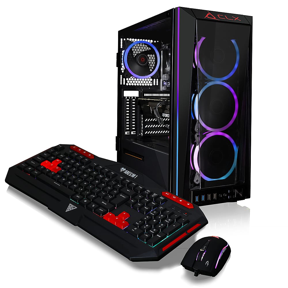 CLX SET Gaming Desktop Intel Core i9 11900KF 32GB Memory NVIDIA