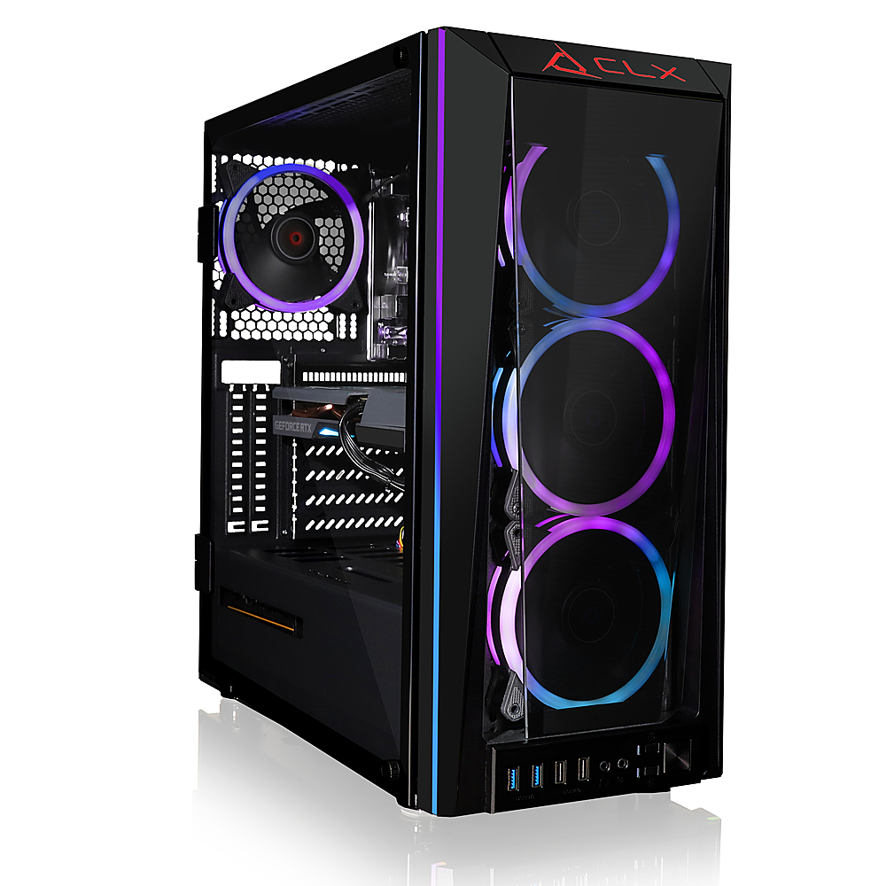 CLX SET Gaming Desktop AMD Ryzen 7 5800X 32GB Memory NVIDIA GeForce RTX  3060 500GB NVMe M.2 SSD + 4TB HDD Black TGMSETRTH1641BM - Best Buy