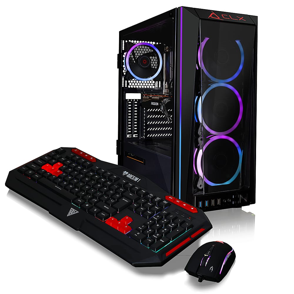 Centaurus Delta 3 Gaming Computer - AMD Ryzen 7 5800X3D 8-Core, 32GB RAM,  Radeon RX 6700 XT 12GB, 1TB SSD, Win 11 PRO, WiFi. VR 4K Ready Professional