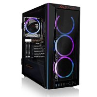 CLX - SET Gaming Desktop - AMD Ryzen 9 5900X - 32GB Memory - Radeon RX 6700 XT - 500GB NVMe M.2 SSD + 4TB HDD - Black - Front_Zoom