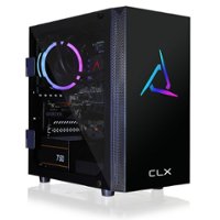 CLX - SET Gaming Desktop - Intel Core i5 10600KF - 16GB Memory - NVIDIA GeForce RTX 3060 - 500GB SSD + 3TB HDD - Black - Front_Zoom
