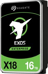 Seagate - Exos X18 16TB Internal SATA Enterprise Hard Drive - Front_Zoom