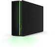 Front. Seagate - Game Drive for Xbox 8TB External USB 3.2 Gen 1 Desktop Hard Drive with Certified Xbox Green LED Lighting - Black.