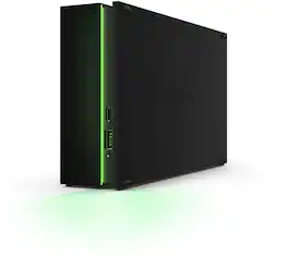 Seagate - Game Drive for Xbox 8TB External USB 3.2 Gen 1 Desktop Hard Drive with Certified Xbox Green LED Lighting - Black