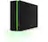Front. Seagate - Game Drive for Xbox 8TB External USB 3.2 Gen 1 Desktop Hard Drive with Certified Xbox Green LED Lighting - Black.
