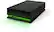 Left. Seagate - Game Drive for Xbox 8TB External USB 3.2 Gen 1 Desktop Hard Drive with Certified Xbox Green LED Lighting - Black.