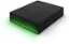 Left. Seagate - Game Drive for Xbox 4TB External USB 3.2 Gen 1 Portable Hard Drive Xbox Certified with Green LED Bar - Black.