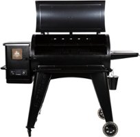 Pit Boss - Navigator 1150 Wood Pellet Grill with Grill Cover - Dark Grey - Left_Zoom