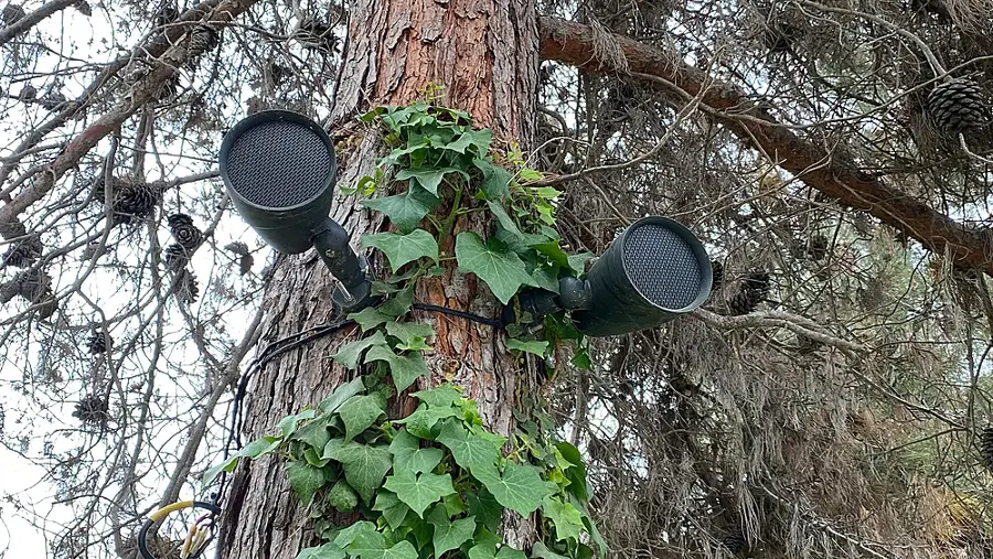 Alt View 16. Sonance - TREE AND SURFACE MOUNT -  Mount for Landscape Series, Garden Series, Patio Series Outdoor Speakers (Each) - Gray.
