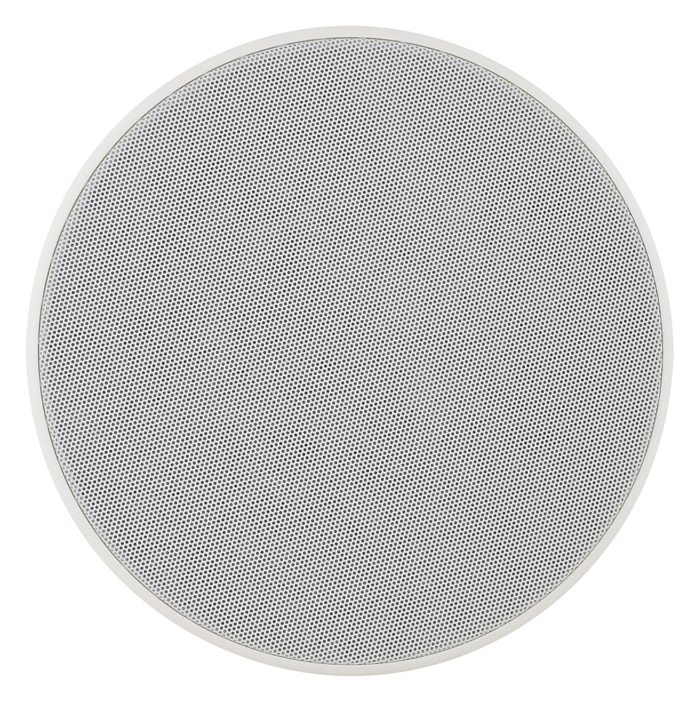 Left View: Definitive Technology - DI Series 6-1/2" Square In-Ceiling Speaker (Each) - White