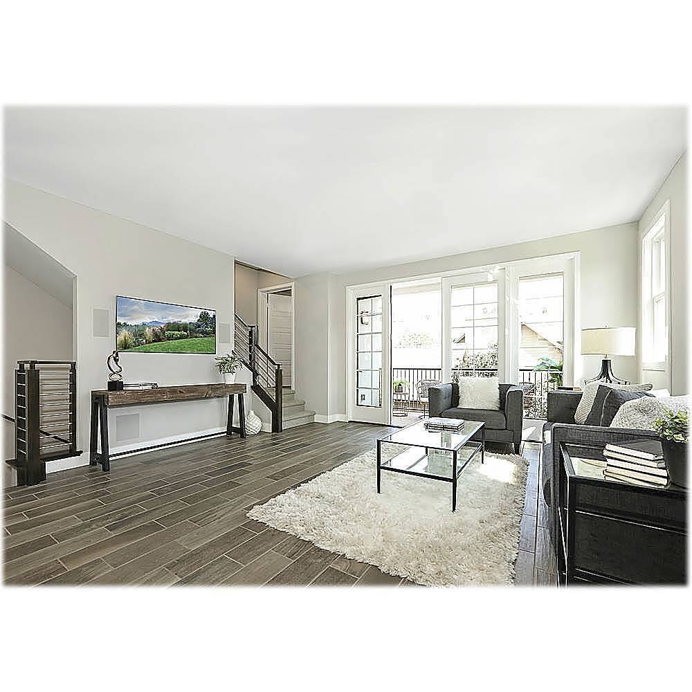 Alt View 13. Sonance - VP66 THIN LINE RECTANGLE SINGLE SPEAKER - Visual Performance Thin Line 6-1/2" 2-Way In-Wall Speaker (Each) - Paintable White.