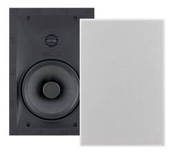 Sonance - VP66 THIN LINE RECTANGLE SINGLE SPEAKER - Visual Performance Thin Line 6-1/2" 2-Way In Wall Speaker (Each) - Paintable White - Front_Zoom
